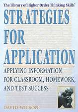 Strategies for Application