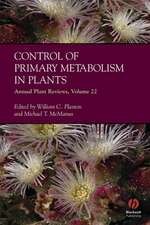 Control of Primary Metabolism in Plants