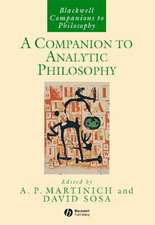 A Companion to Analytic Philosophy