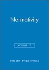Normativity, Volume 15