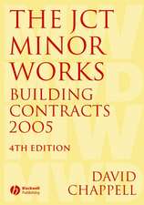 The JCT Minor Works Building Contracts 2005 4e