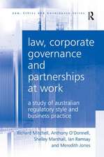 Law, Corporate Governance and Partnerships at Work: A Study of Australian Regulatory Style and Business Practice