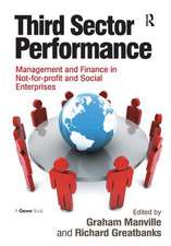 Third Sector Performance: Management and Finance in Not-for-profit and Social Enterprises