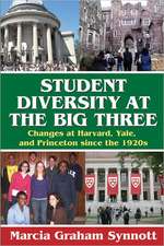 Student Diversity at the Big Three: Changes at Harvard, Yale, and Princeton Since the 1920s