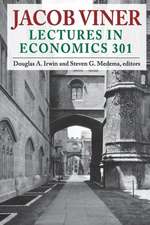 Jacob Viner: Lectures in Economics 301