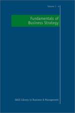 Fundamentals of Business Strategy