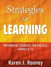 Strategies for Learning