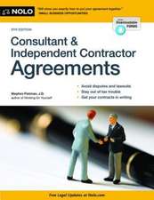 Consultant & Independent Contractor Agreements