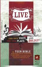 Live Bible-NLT [With Stickers and Poster]: Signs of God Along the Way