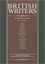 British Writers: Supplement XVIII