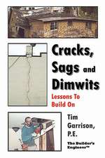 Cracks, Sags and Dimwits: Lessons to Build on