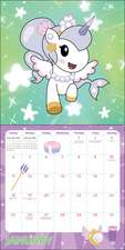 Mermicorno: Starfall 2026 Wall Calendar with 50 Bonus Stickers