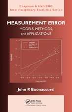 Measurement Error: Models, Methods, and Applications