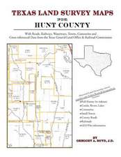 Texas Land Survey Maps for Hunt County