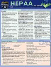 Hipaa Guidelines: A Quickstudy Laminated Reference Guide