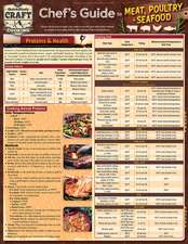 Chef's Guide to Meat, Poultry & Seafood: A Quickstudy Laminated Reference