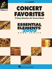 Concert Favorites Vol. 2 - Clarinet