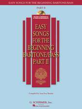 Easy Songs for the Beginning Baritone/Bass, Part II [With CD]