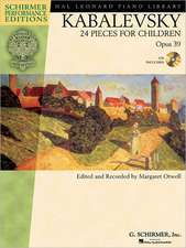 Kabalevksy: 24 Pieces for Children, Opus 39 Book/Online Audio