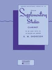 Supplementary Studies: Clarinet