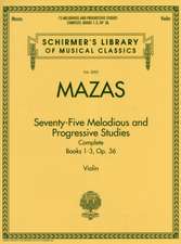 75 Melodious and Progressive Studies Complete, Op. 36: Schirmer's Library of Musical Classics, Vol. 2092