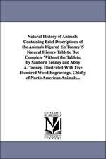 Natural History of Animals. Containing Brief Descriptions of the Animals Figured En Tenney's Natural History Tablets, But Complete Without the Tablets