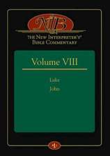 The New Interpreter's Bible Commentary Volume VIII: Luke and John