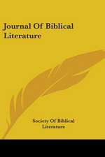 Journal Of Biblical Literature