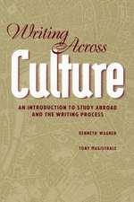 WRITING ACROSS CULTURE