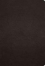 ESV Large Print Compact Bible (Buffalo Leather, Deep Brown)