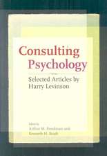 Consulting Psychology – Selected Articles by Harry Levinson