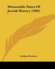 Memorable Dates Of Jewish History (1904)