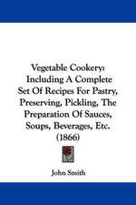 Vegetable Cookery