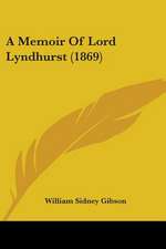 A Memoir Of Lord Lyndhurst (1869)