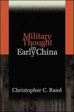 Military Thought in Early China