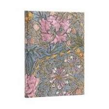 Paperblanks Morris Pink Honeysuckle William Morris Hardcover Ultra Unlined Elastic Band Closure 144 Pg 120 GSM