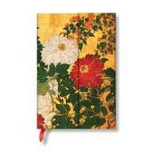 Paperblanks Natsu Rinpa Florals Hardcover Journal Mini Lined Wrap 176 Pg 85 GSM