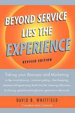 Beyond Service Lies the Experience Revised Edition