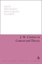 J. M. Coetzee in Context and Theory