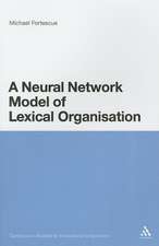 A Neural Network Model of Lexical Organisation