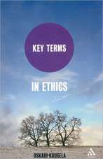 Key Terms in Ethics