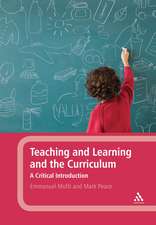 Teaching and Learning and the Curriculum