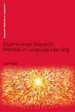 Experimental Research Methods in Language Learning