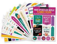 Essentials Wake Up, Kick Ass, Repeat. Planner Stickers