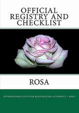 Official Registry and Checklist - Rosa