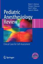 Pediatric Anesthesiology Review