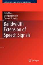 Bandwidth Extension of Speech Signals