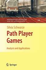 Path Player Games: Analysis and Applications