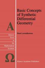 Basic Concepts of Synthetic Differential Geometry