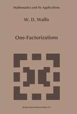 One-Factorizations